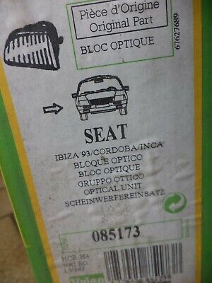 n°gd20 phare avd seat ibiza 085173 valeo neuf DPA86