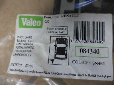 n°gd313 porte ampoule arg renault clio 084340 valeo neuve DPA86