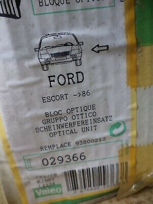n°gd319 phare avg ford escort 029366 kinby valeo neuf DPA86