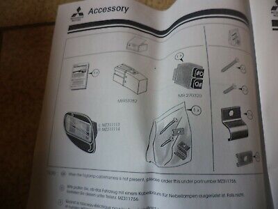 n°d78 kit antibrouillard mitsubishi carisma ref mz311755 neuf DPA86