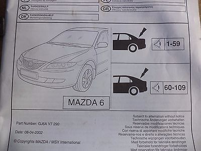 n°ma33 kit radar recul mazda 6 gj6av7290a neuf n°ma33 kit radar recul mazda 6 gj6av7290a neuf DPA86