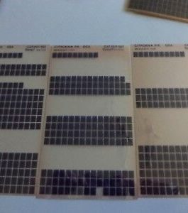 n°r225 lot 3 microfiche citroen GSA n°1182 DPA86