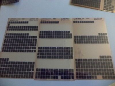 n°r225 lot 3 microfiche citroen GSA n°1182 DPA86