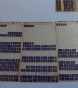 n°r232 lot 3 microfiche citroen LNA 11e 11re  n°1150 DPA86