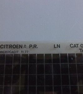 n°r235 lot 2 microfiche citroen LN   n°683 DPA86