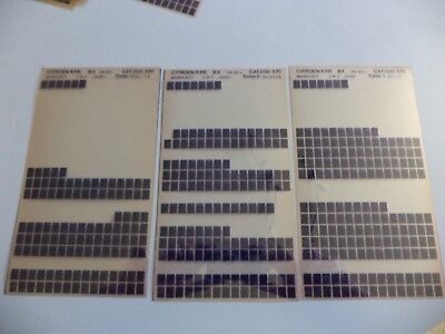 n°r220 lot 3 microfiche citroen bx n°570 DPA86