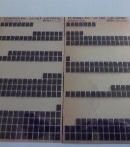 n°r236 lot 2 microfiche citroen LN LNA  n°152