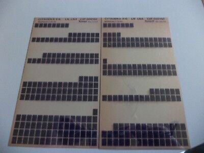 n°r236 lot 2 microfiche citroen LN LNA  n°152 DPA86
