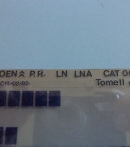 n°r236 lot 2 microfiche citroen LN LNA  n°152 DPA86