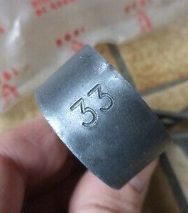 n°gd661 lot 2 collier plat echappement 33mm 8633 neuf DPA86