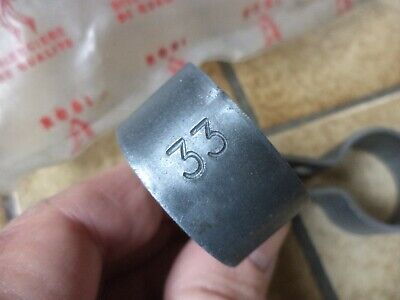 n°gd661 lot 2 collier plat echappement 33mm 8633 neuf DPA86