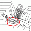 n°k53 reglage siege electrique lancia thema fiat croma 82447279 neuf DPA86