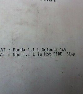 n°gd331 lot fil bougies fiat panda uno fire 4151 bougicord neuf DPA86