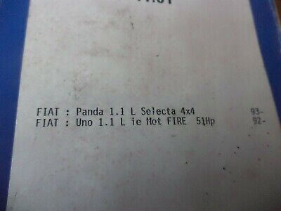 n°gd331 lot fil bougies fiat panda uno fire 4151 bougicord neuf DPA86
