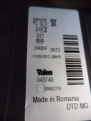 n°ma255 phare avant droit renault clio 043749 neuf DPA86