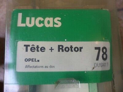 n°gd125 tete delco doigt opel ascona corsa manta dub417 lucas neuve DPA86