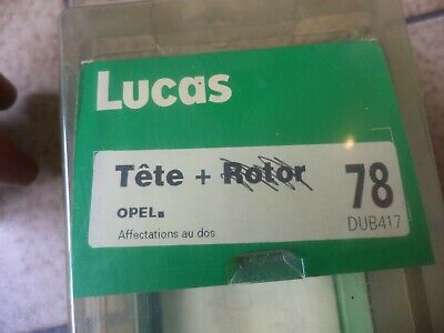 n°gd126 tete delco opel ascona corsa manta dub417 lucas neuve DPA86
