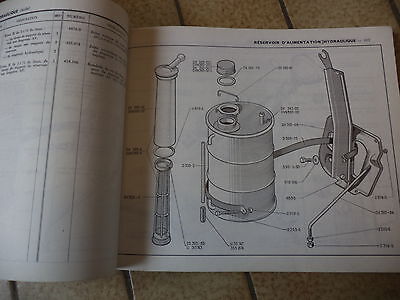 n°h248 catalogue pieces citroen id 19 b n°528 1966 DPA86