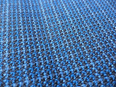 n°e433 tissu siege etoffe mercedes bleu neuf DPA86