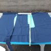 n°e433 tissu siege etoffe mercedes bleu neuf DPA86