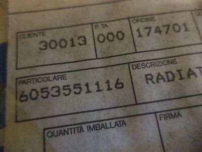 n°r84 radiateur chauffage innocenti bertone 6053551116 neuf DPA86