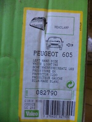 n°gd200 phare avg peugeot 605 serie 1 082790 valeo neuf DPA86