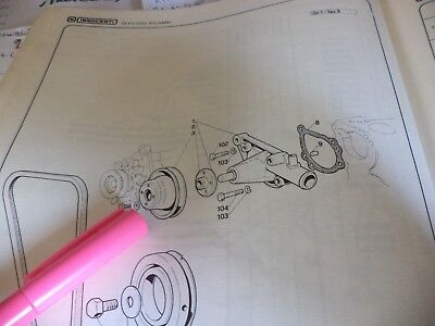 n°r92 poulie pompe eau innocenti bertone 31404111 neuve DPA86