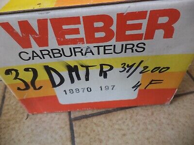 carburateur weber 32DMTR 31/200 lancia beta 18870197 neuf n°8ce102 DPA86