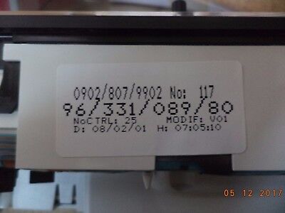 n°c63 compteur  citroen saxo jaeger MPH 6101ej neuf speedometer DPA86