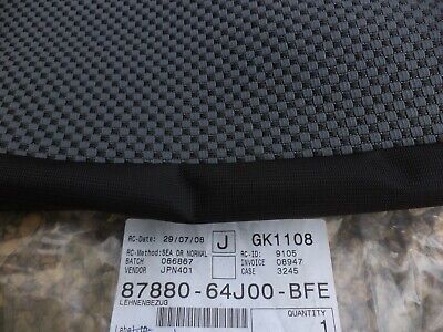 n°d278 coiffe dossier siege gd vitara 8788064j00bfe neuve DPA86