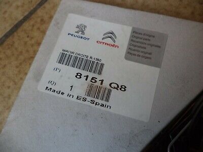 n°de39 glace retroviseur avd peugeot 106 8151q8 neuve DPA86