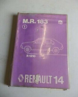 n°rn50 catalogue renault r14 mr183 DPA86