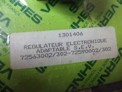 n°gd180 regulateur citroen ax visa bx cx c15 c25 1301406 vernhes 72563002 neuf DPA86