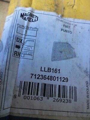 n°gd202 clignotant avd fiat punto 712364801129 magneti neuf DPA86