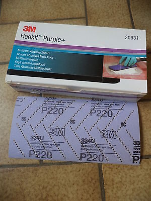 n°2ce45 lot 50 feuille abrasive p220 purple ref 30631 neuf 3m DPA86