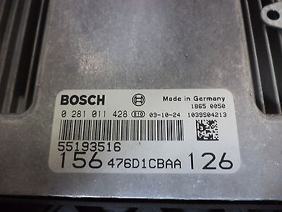 n°fv204 ECU calculateur alfa 156 1.9jtd ref 55193516 neuf DPA86