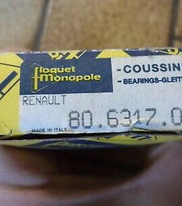 n°gd626 lot coussinet renault 80631700 6317 monopole neuf DPA86