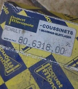 n°gd624 lot coussinet bielle renault 80631800 6318 monopole neuf DPA86