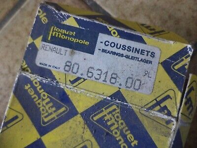 n°gd624 lot coussinet bielle renault 80631800 6318 monopole neuf DPA86