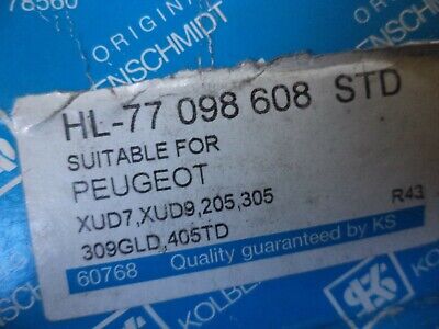 n°gd634 coussinet vilebrequin peugeot 205 305 405 bx xm 77098608 neuf DPA86