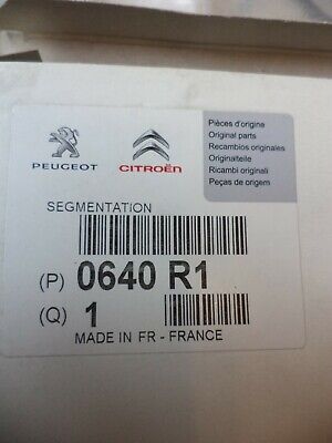n°ca48 lot jeu segment citroen moteur TU 0640r1 neuf DPA86