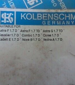 n°gd637 jeu segment opel astra F astra G corsa kadett E 800021040000 neuf DPA86