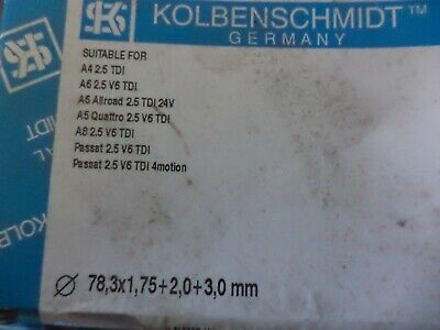 n°gd639 lot 2 segment audi a4 a6 a8 800051520000 kolbenschmisdt neuf DPA86