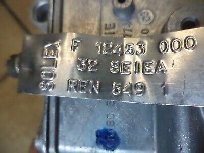 carburateur solex 32SEIEA  renault R16 12453 neuf n°8ce96 DPA86