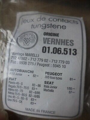 n°gd492 kit allumage peugeot 305 panda regata uno 0106513 vernhes neuf DPA86