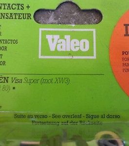 n°vm120 jeu contact condensateur citroen visa d222 valeo neuf DPA86