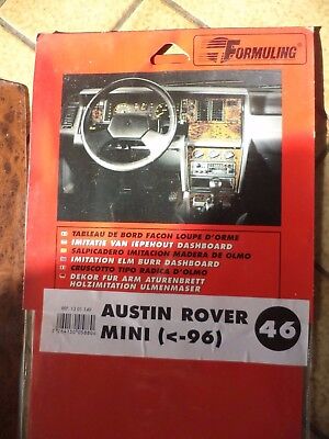 n°eu9 habillage bois tableau bord austin rover mini 1301149 neuf DPA86
