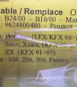 n°vm107 regulateur ralenti citroen berlingo saxo xsara zx 106 2502bl neuf DPA86