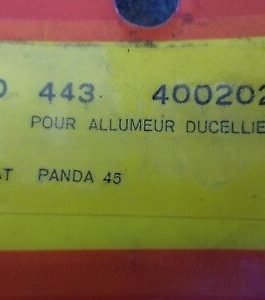 n°vm105 jeu contact allumage fiat panda 45 40020203 valeo neuf DPA86