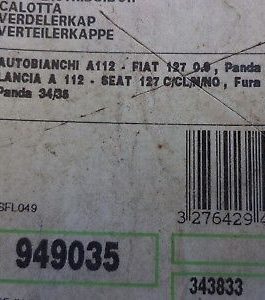 n°vm123 tete delco  fiat 127 panda autobianchi a112 949035 valeo neuf DPA86